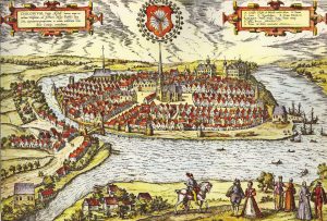 Stadtansicht Kiel 1588