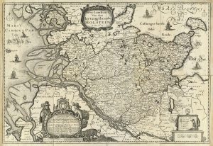 Karte Herzogtum Holstein von 1649