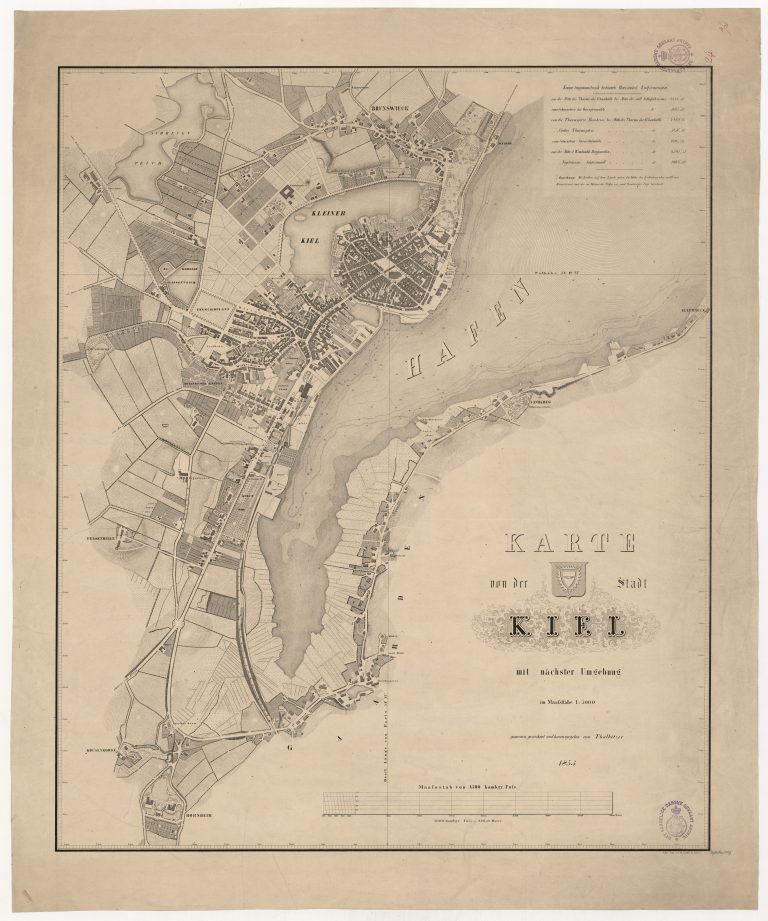 Kiel und Umgebung 1853